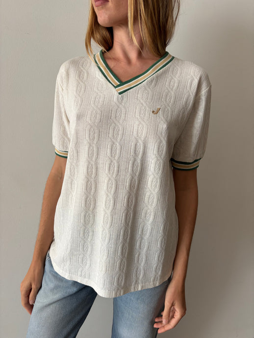 60s/70s Jantzen Knit V Neck Shirt