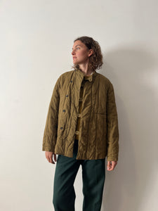 Cotton Quilted Military Jacket