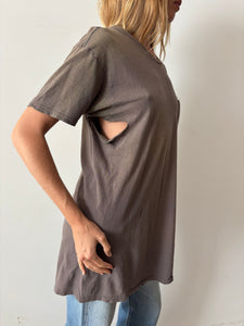 Thrashed & Faded Hanes Pocket Tee