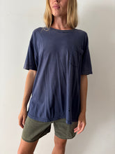 Soft & Faded Navy Pocket Tee