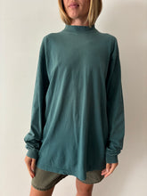Sage 90s Long Sleeve Mock Neck Tee