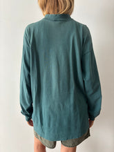 Sage 90s Long Sleeve Mock Neck Tee