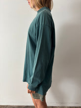 Sage 90s Long Sleeve Mock Neck Tee