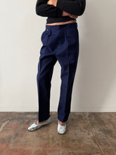 60s French Cotton Twill Work Pants