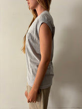 Gray Sleeveless Pocket Tee