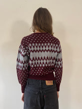 40s Jantzen Geometric Pattern Wool Sweater