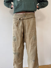 Antique Japanese Linen Tropical Uniform Pants