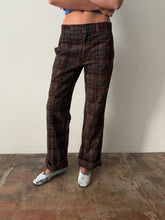 Plaid Pinwale Corduroy Pants 32w