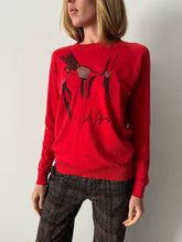 80s Abstract Art Thin Sweatshirt