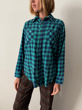 Teal Dickies Flannel