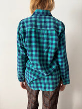 Teal Dickies Flannel