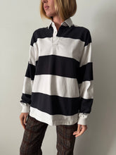 Black and White Rugby Shirt