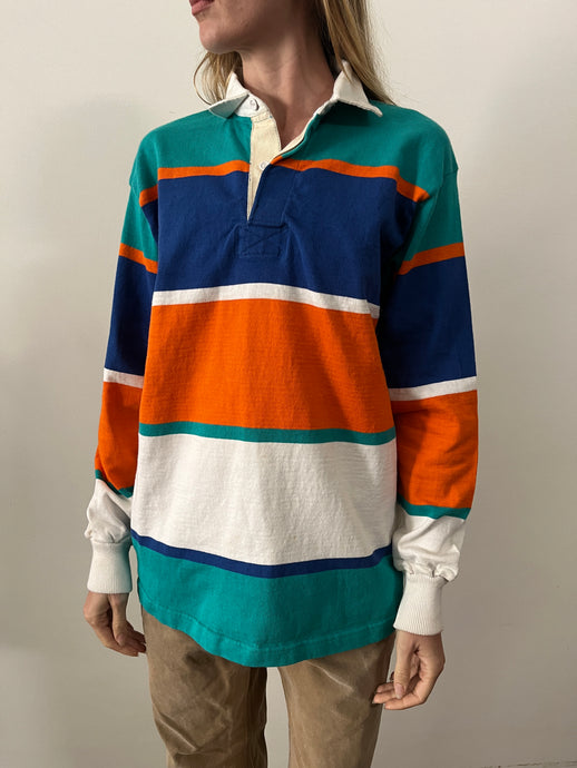 Teal & Orange Rugby Jersey