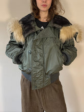 80s Air Force N-2B Cropped Hooded Parka