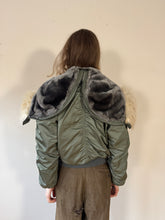 80s Air Force N-2B Cropped Hooded Parka