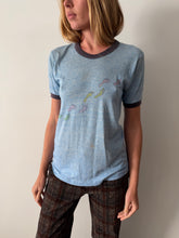 Footprints Ringer Tee