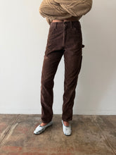Brown Corduroy Carpenter Pants 28w