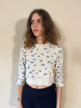 50s Forget-Me-Not Floral Cotton Kids Pullover