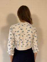 50s Forget-Me-Not Floral Cotton Kids Pullover