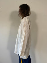 Antique European Woven Cotton Grampa Shirt