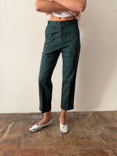 50s Forest Green Work Pants 29w