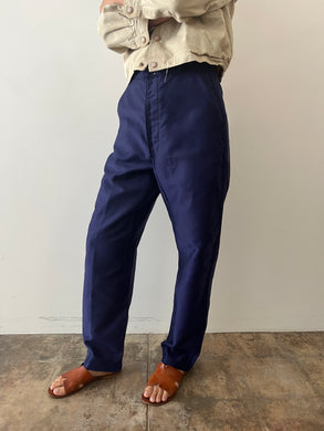 50s Adolphe Lafont French Moleskin Work Trousers