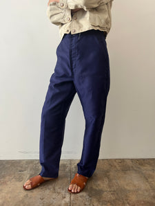 50s Adolphe Lafont French Moleskin Work Trousers – mothfood shop