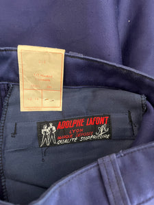 50s Adolphe Lafont French Moleskin Work Trousers