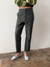 60s Shiney Green Dress Pants 30w