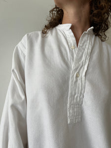 20s French Woven Pullover Shirt