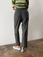 60s Shiney Green Dress Pants 30w