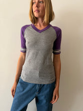 Purple & Gray Sports tee