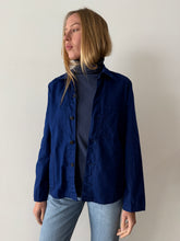 60s/70s French Blue HBT Chore Coat