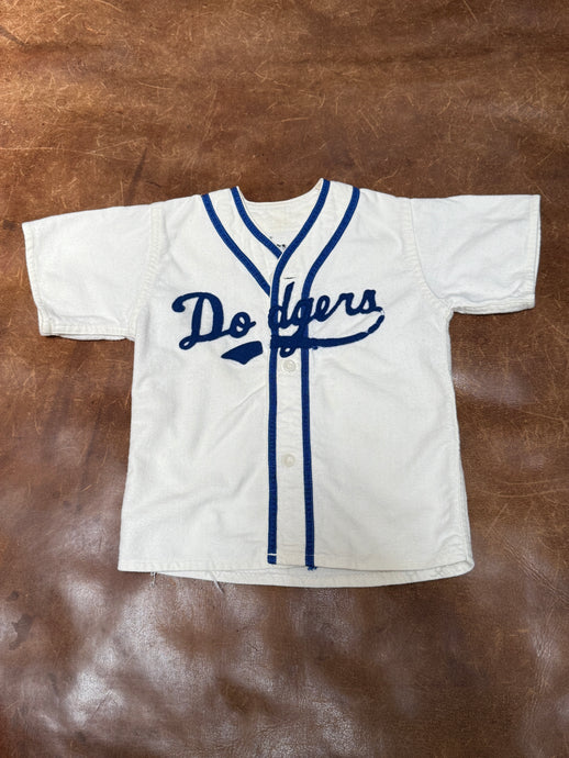 60s Dodgers Boys Flannel Jersey