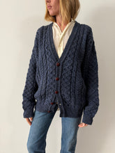 LL Bean Chunky Cable Knit Cardigan