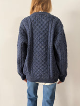LL Bean Chunky Cable Knit Cardigan