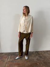 30s White Canvas Chorecoat