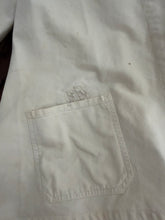 30s White Canvas Chorecoat
