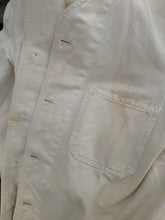 30s White Canvas Chorecoat