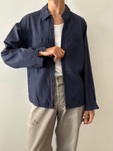 50s/60s Blue Zip-Up Golf Jacket