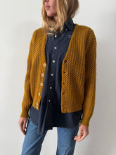 60s Mustard Wool Cardigan
