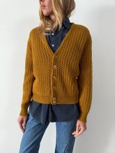 60s Mustard Wool Cardigan