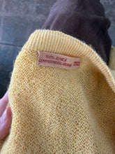 60s Yellow Alpaca Cardigan
