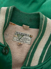 40s Rose Hill Satin Baseball Jacket