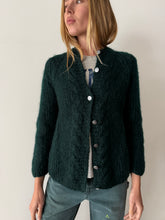 60s Green Mohair Cardigan