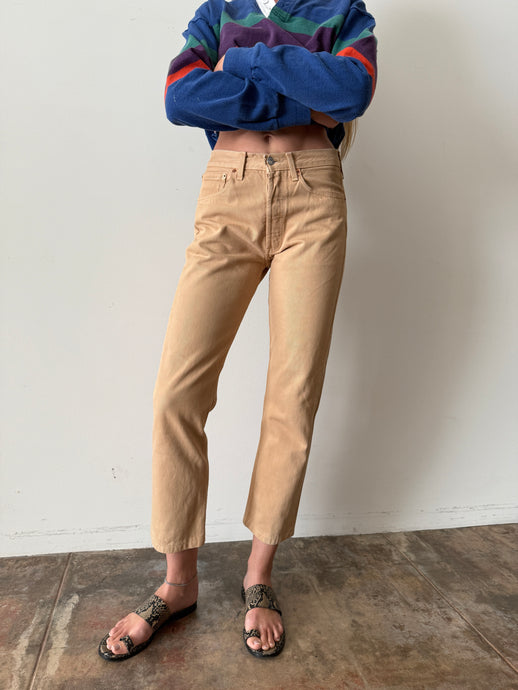 Warm Tan 501 Levis 29w