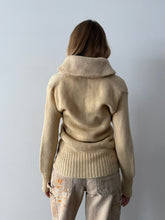 1929 Wool Shawl Collar Sweater