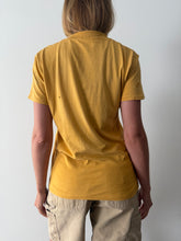 Plain Worn Golden Cotton Tee