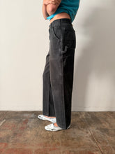 Faded Black Carhartt Work Pants 30w