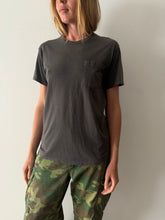 Faded Black Pocket Tee
